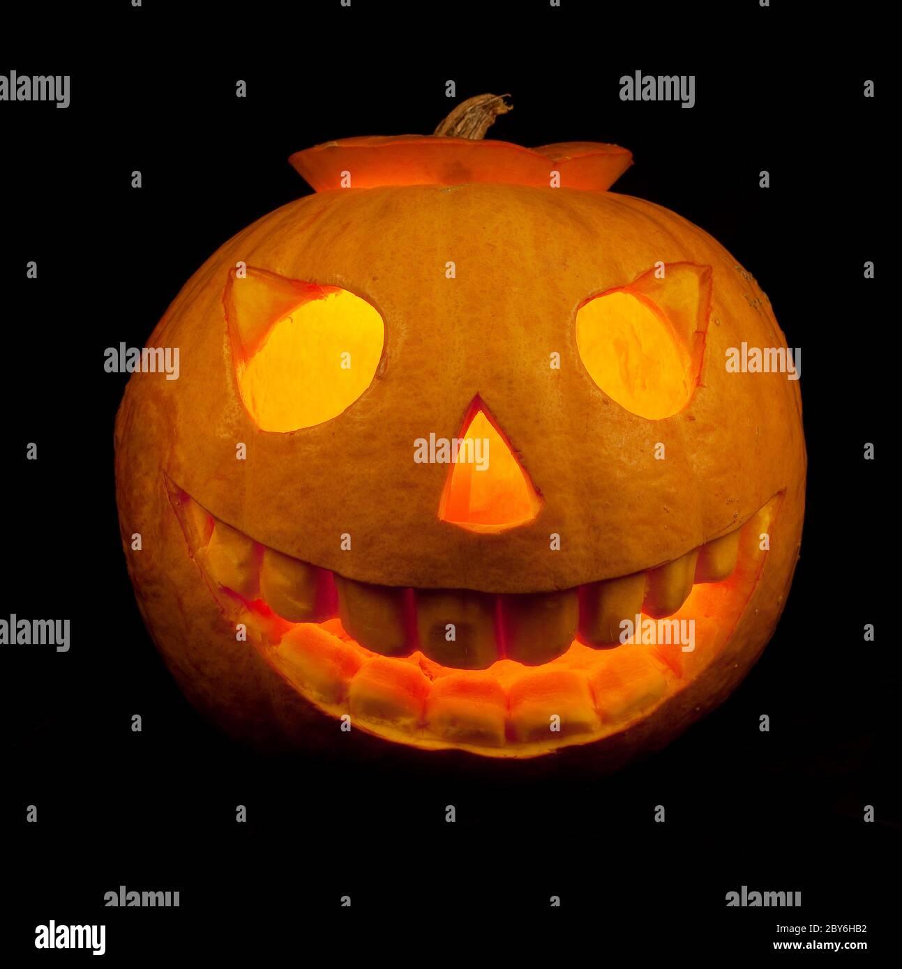 Halloween-Kürbis Stockfoto