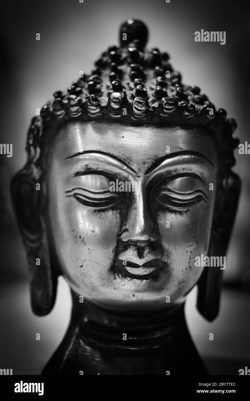 Vintage Statue von lord Buddha Stockfoto