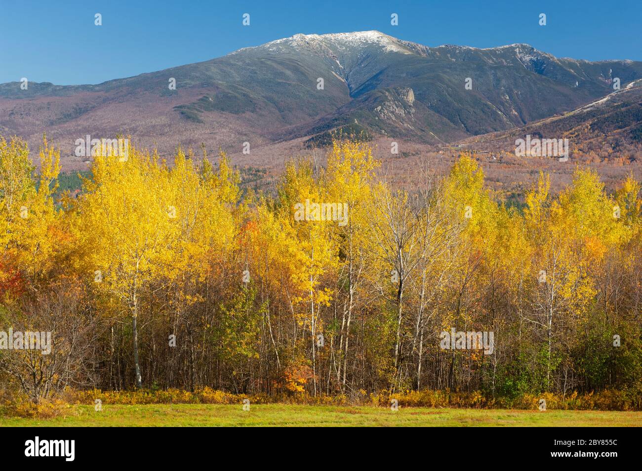 USA, New England, Indian Summer, East, New Hampshire, Mount Washington im Herbst Stockfoto