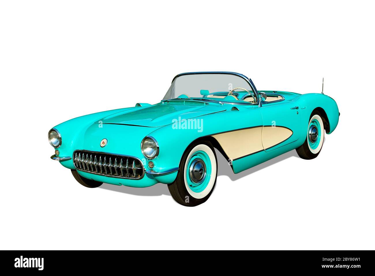 1957 Corvette Cabrio Stockfoto