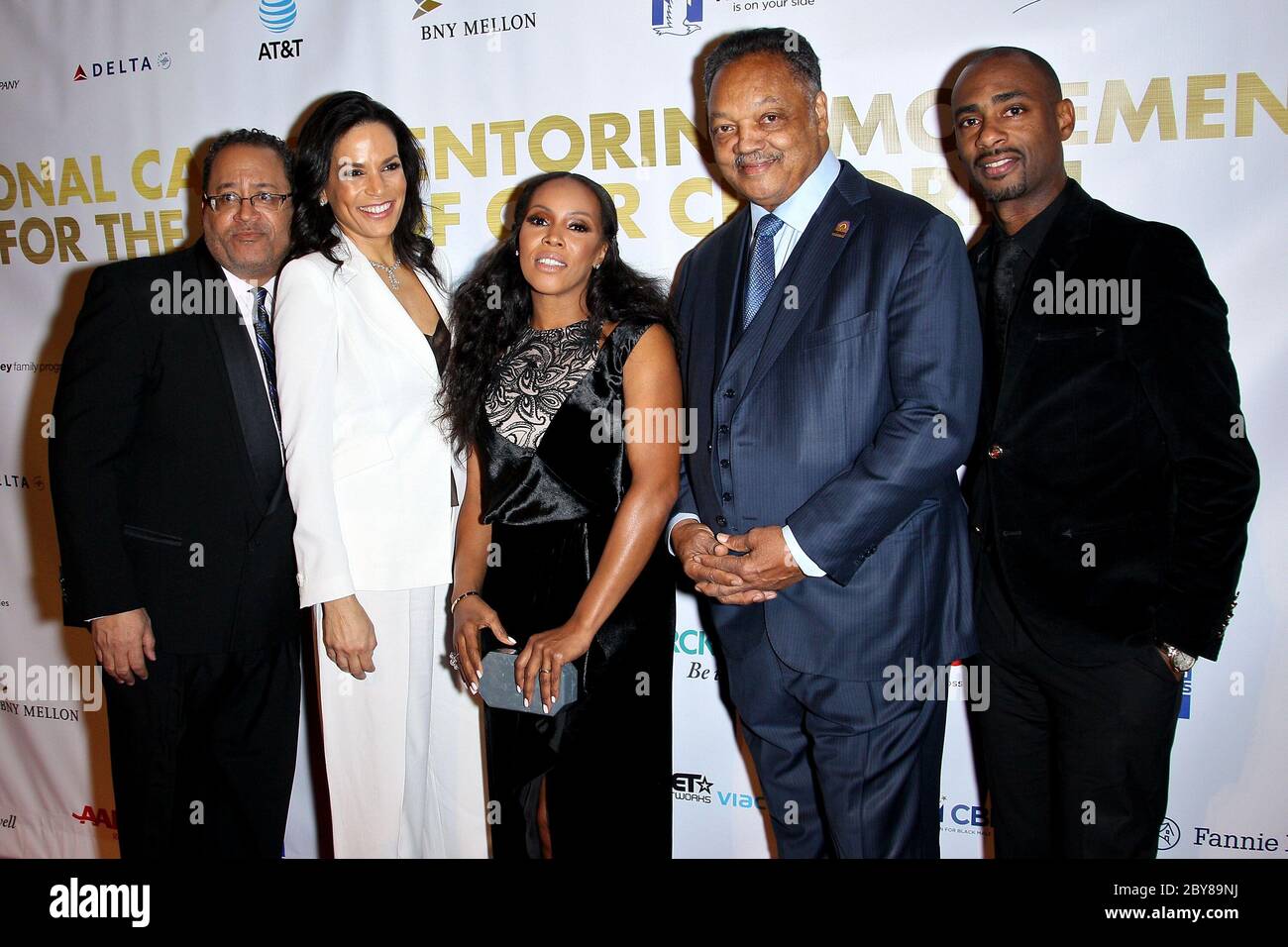 New York, NY, USA. 30. Januar 2017. Michael Eric Dyson, Crystal McCrary, June Ambrose, Jesse Jackson, Charles D. King bei der National CARES Mentoring Movement Second Annual for the Love of Our Children Gala in der 42nd Street von Cipriani. Kredit: Steve Mack/Alamy Stockfoto