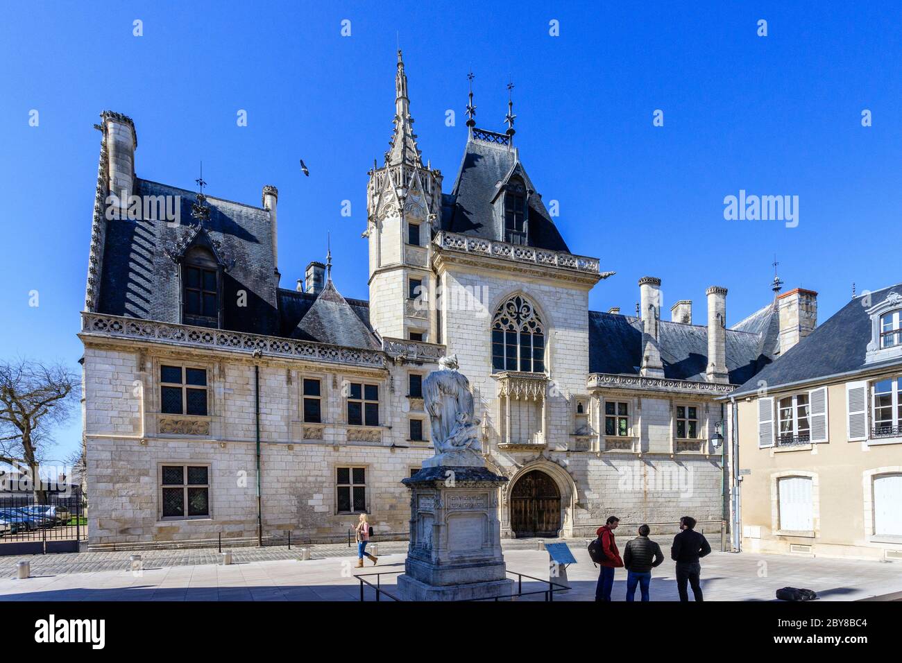 France, Cher, Bourges, Berry, Palais Jacques Coeur // France, Cher (18), Berry, Bourges, palais Jacques Coeur de style gothique Stockfoto