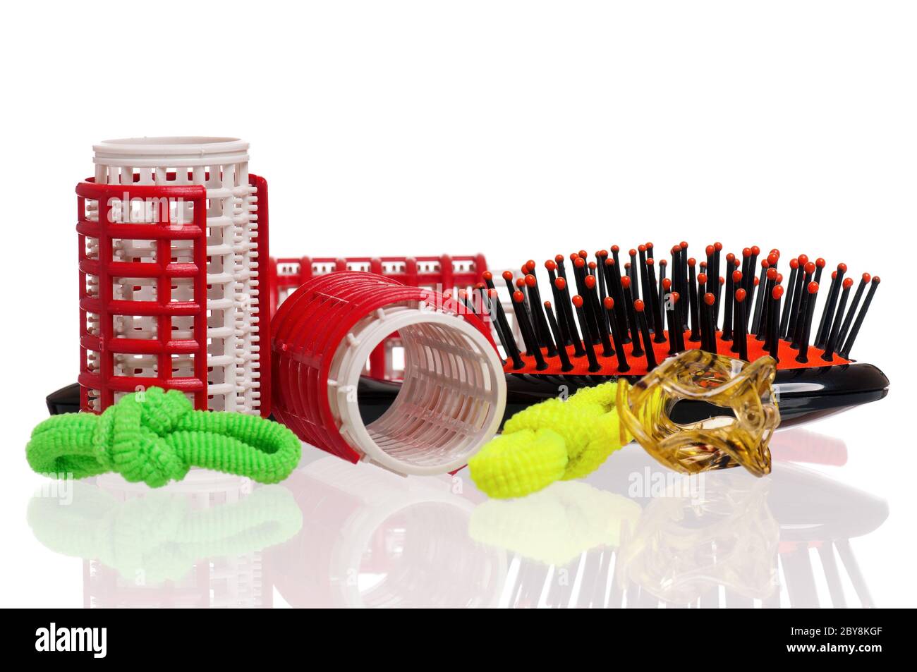 Lockenwickler Stockfoto