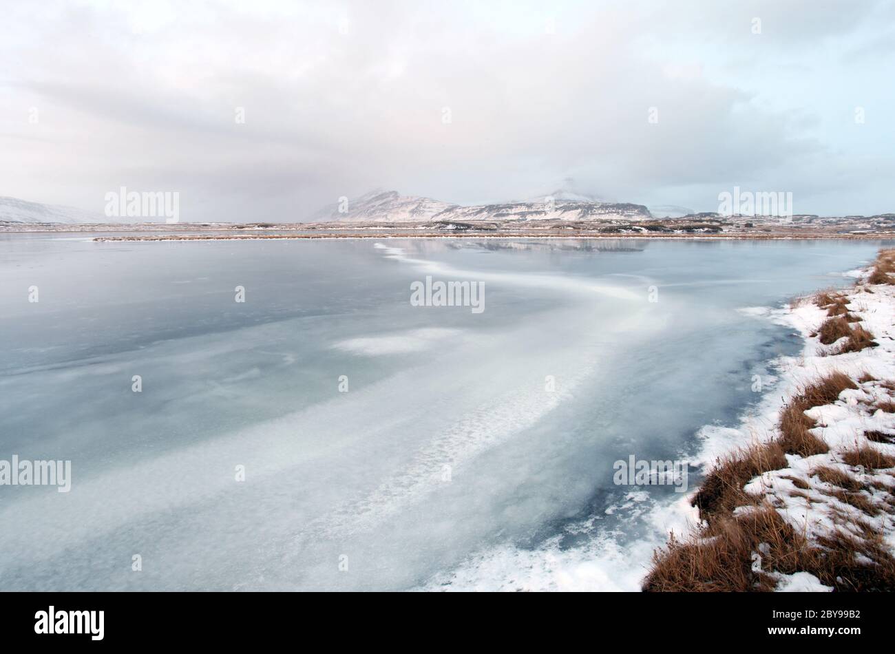 Island Ostfjorde Stockfoto