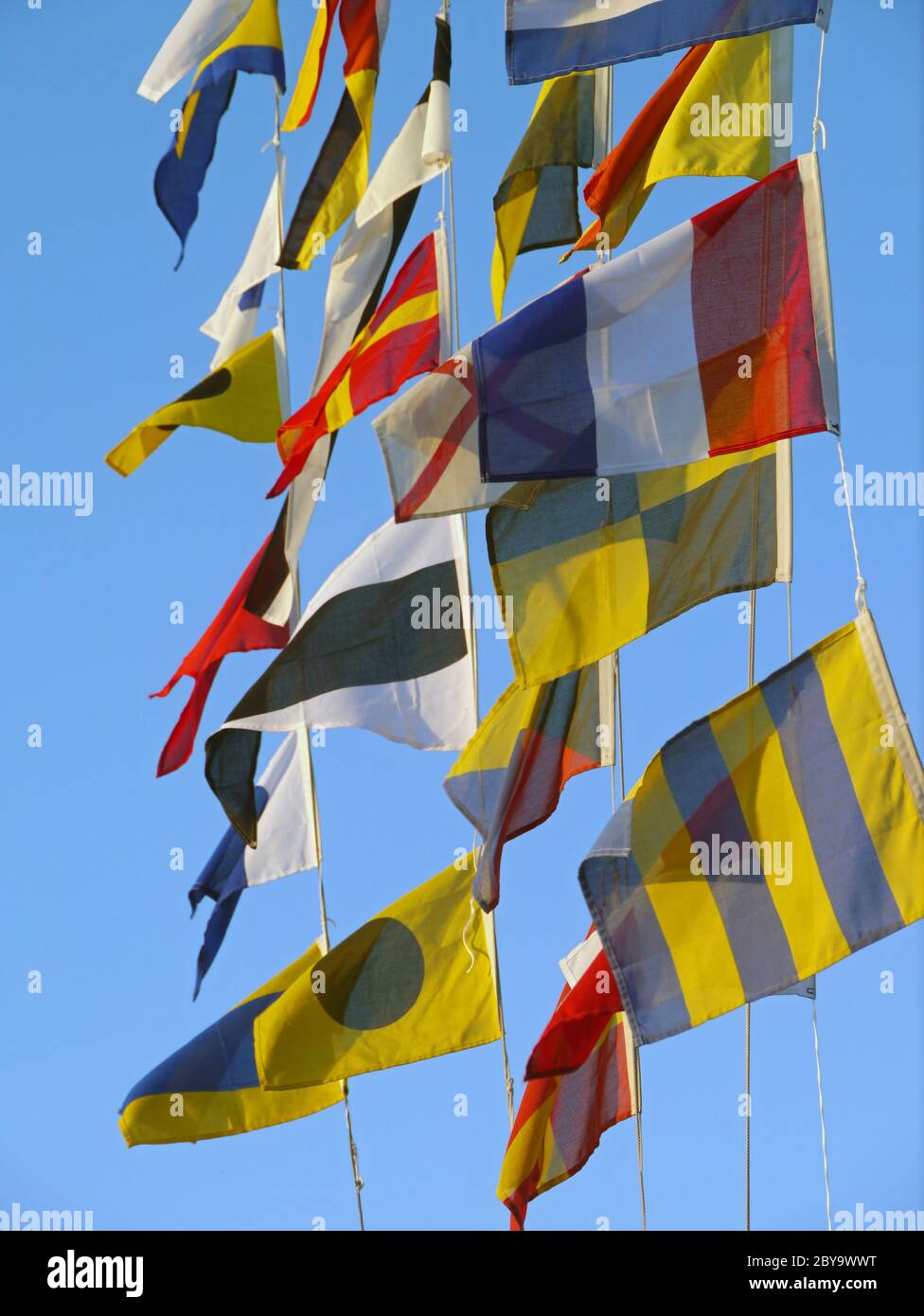 Signalkennzeichen Stockfoto