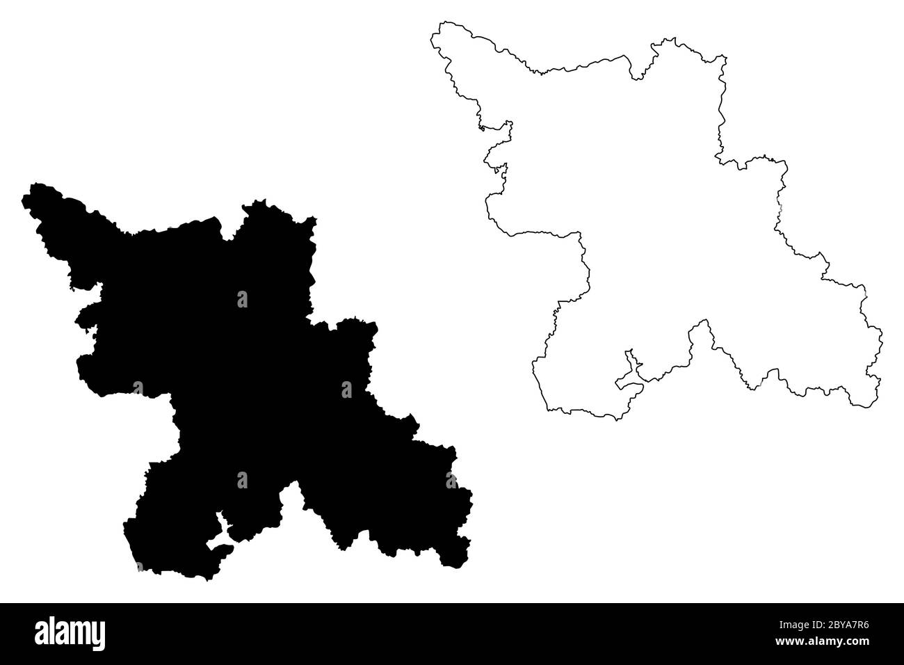 Yongin (Südkorea, Republik Korea, ROK, Provinz Gyeonggi) Karte Vektorgrafik, Skizze der Stadt Yongin Karte Stock Vektor