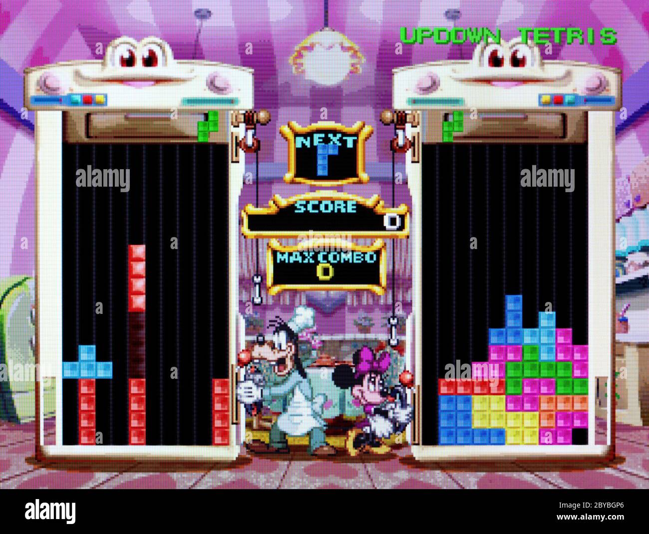 Magical Testris Challenge Featuring Mickey Mouse Japanische Version - Nintendo 64 Videogame - nur für redaktionelle Verwendung Stockfoto