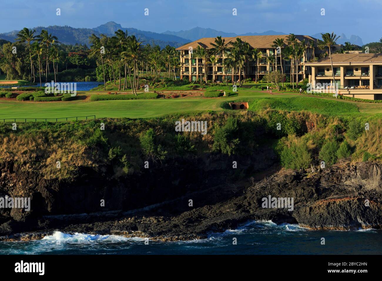 Marriott Resort & Kauai Lagoons Golf, Lihue, Kauai Insel, Hawai'i, USA Stockfoto