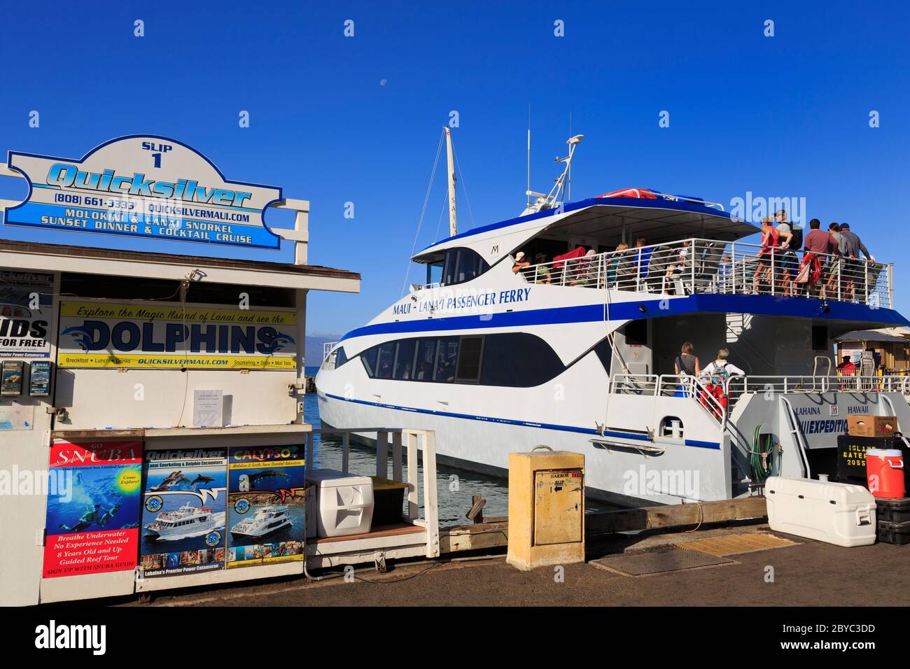 Small Boat Harbour, Lahaina, Maui, Hawaii, USA Stockfoto