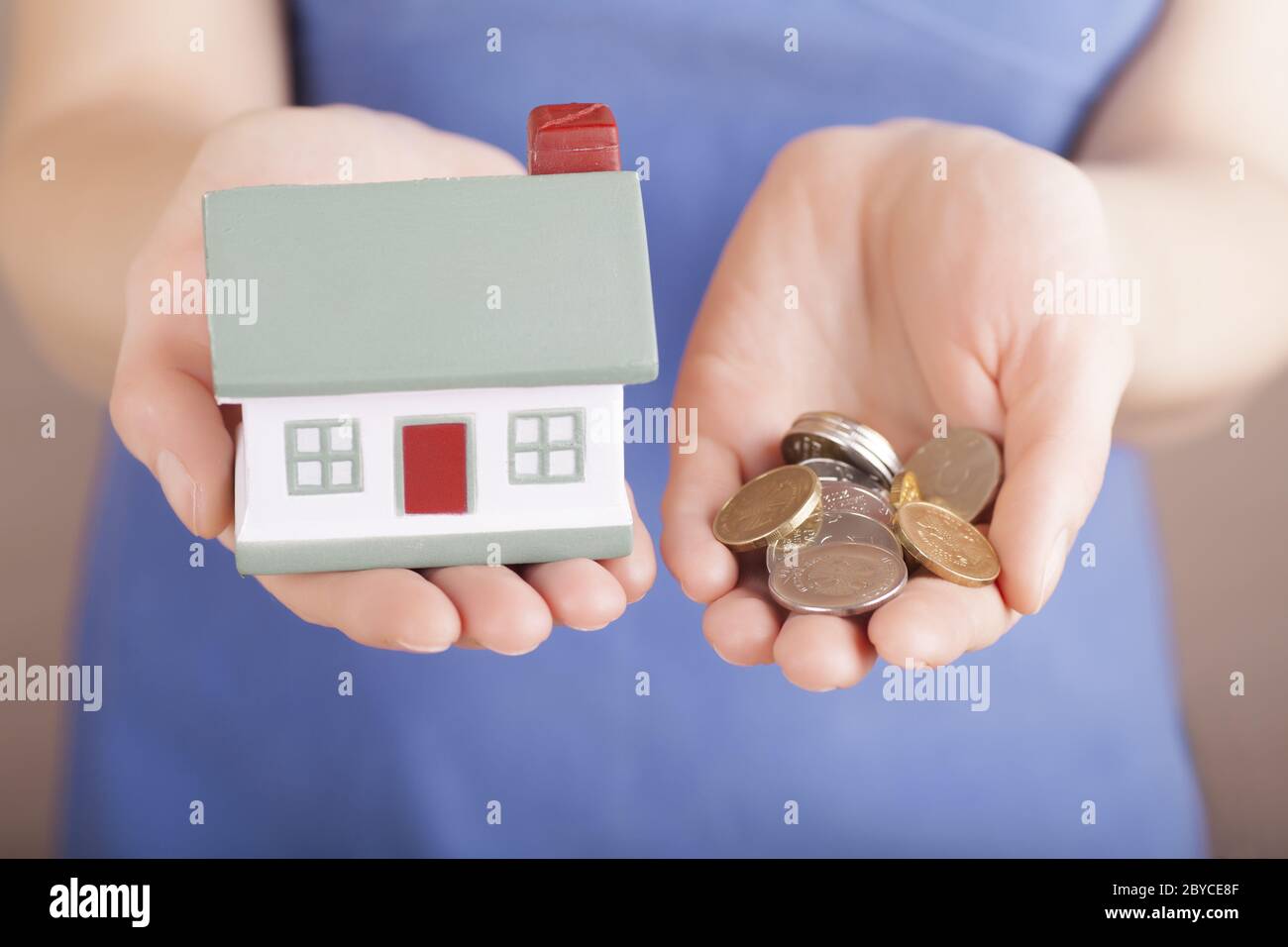 Hausverkauf Stockfoto