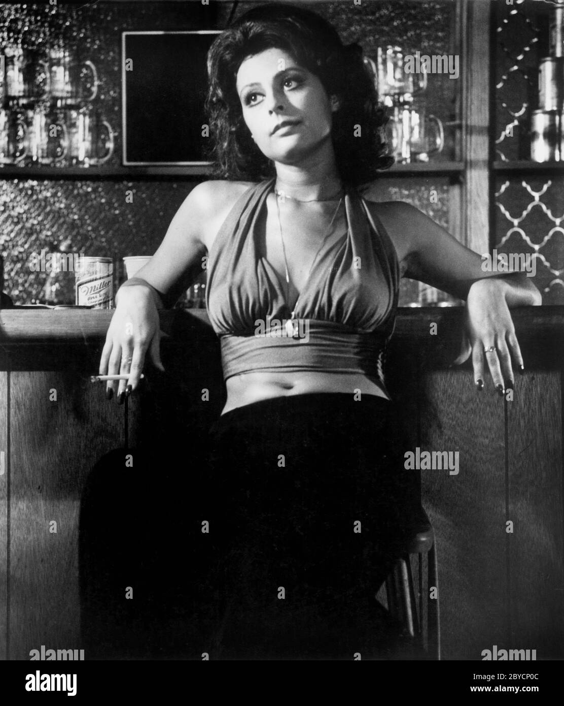 Brenda Benet, am Set des Films, 'Walking Tall', Cinerama Releasing Corporation, 1973 Stockfoto