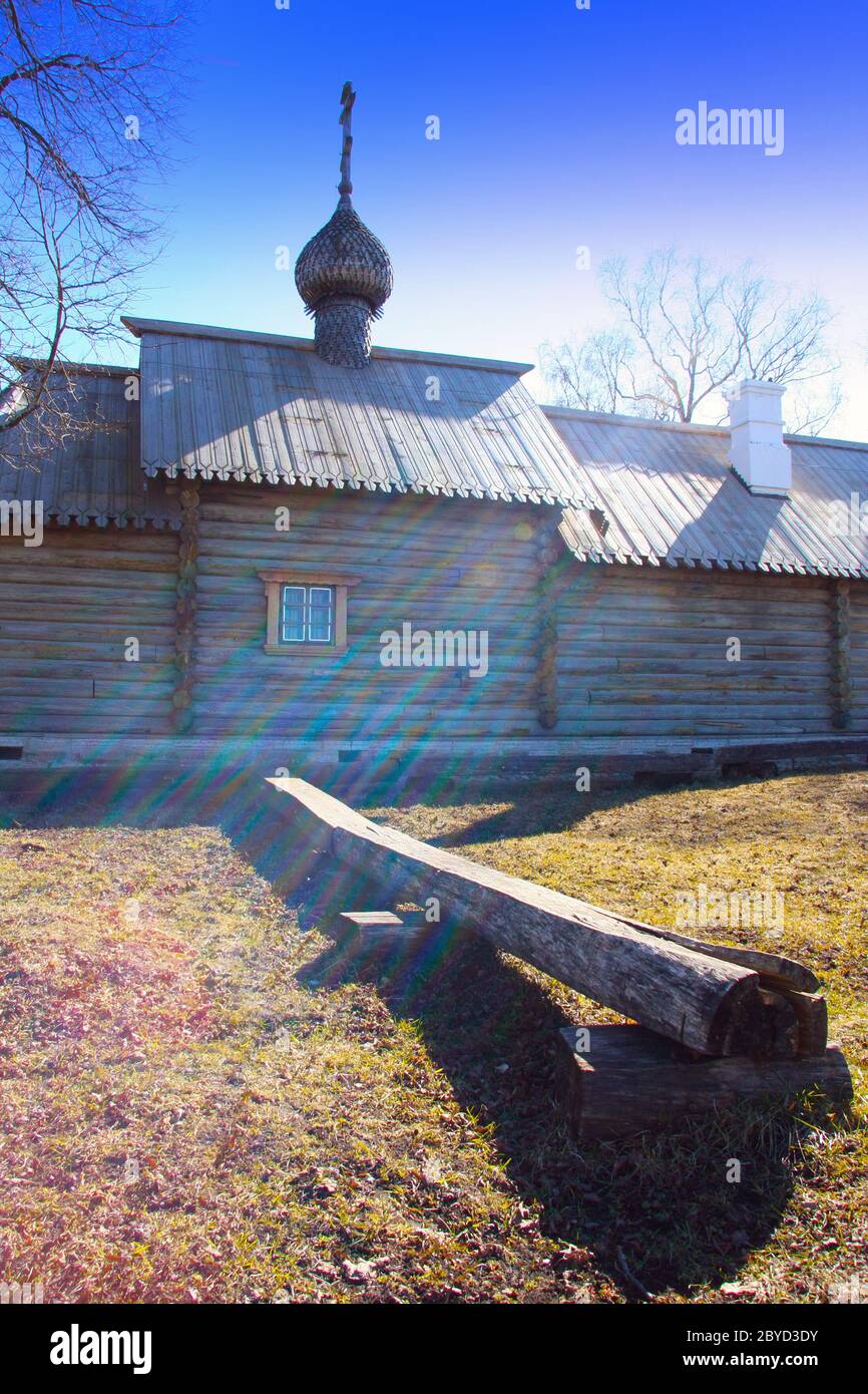 Altes Ladoga. Kirche heilig großen Märtyrer von Dmitry S Stockfoto