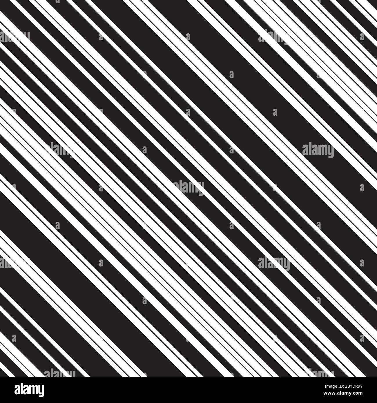 Nahtloses Muster mit schrägen schwarzen Linien Stock Vektor