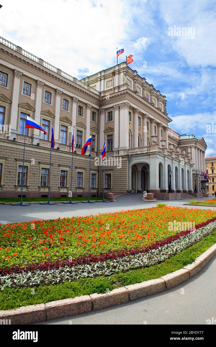 St. Petersburg. Ein Gebäude der Legislative Assembly Stockfoto