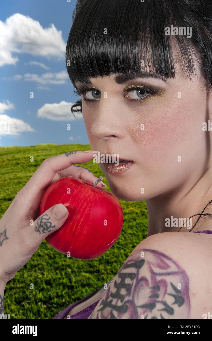 Köstliche Apfel Stockfoto