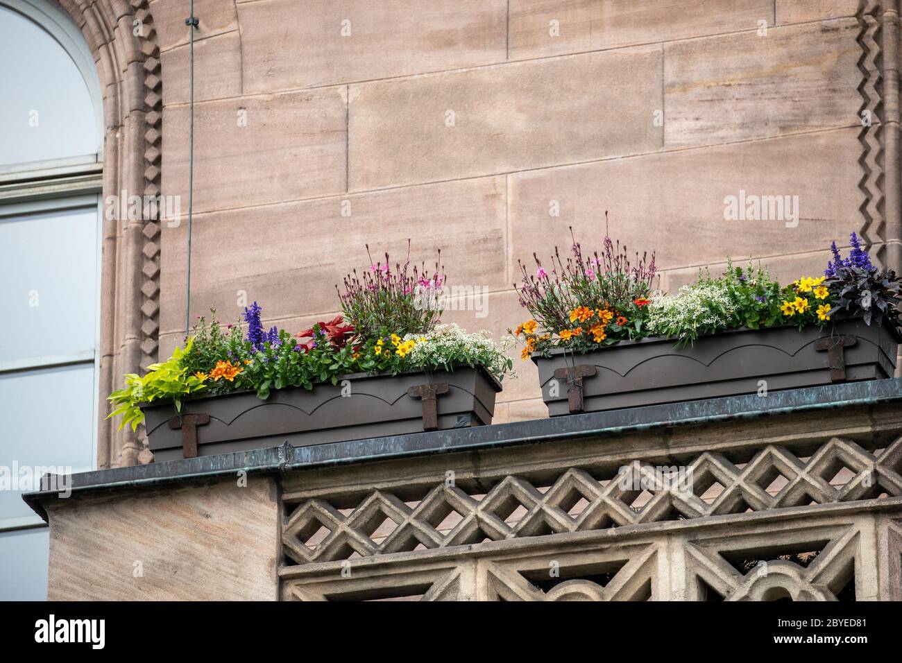 Geraniums Balcony Bayern Stockfotos und bilder Kaufen Alamy