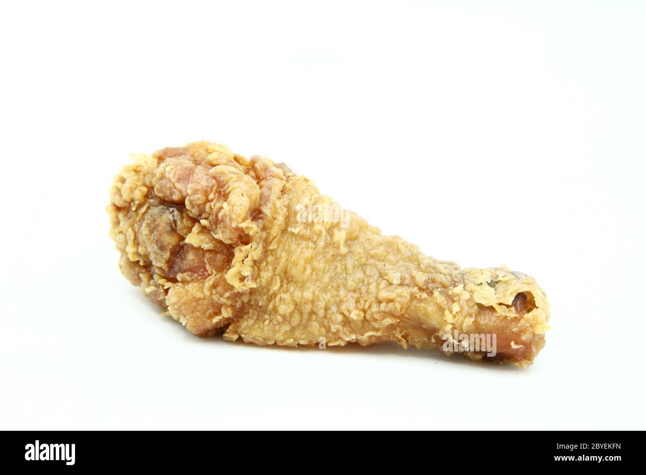 Isolierte frittierte Drumstick Huhn Stockfoto