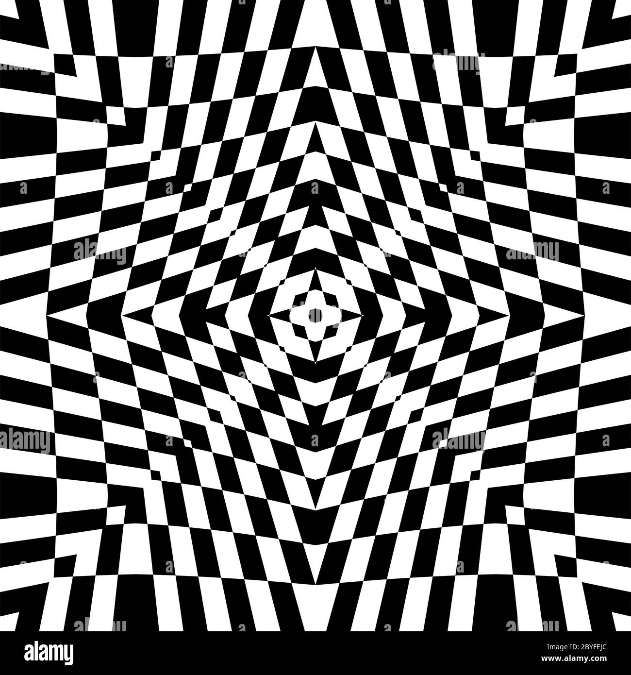 Optische Illusion Hintergrund Vektor Illustration Stock Vektor