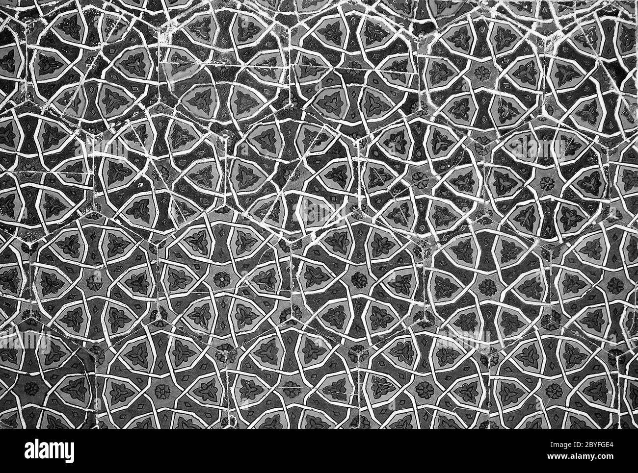 Grunge Hintergrund mit orientalischen Ornamenten Stockfoto