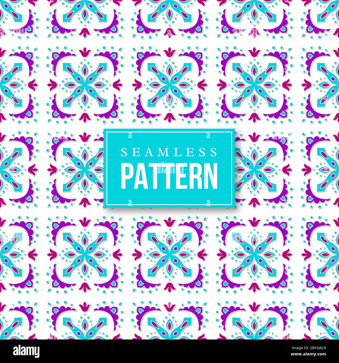 Nahtloses Ziermuster. Traditionelle türkische, morrokanische, arabisch-mexikanische Ornamente. Stock Vektor