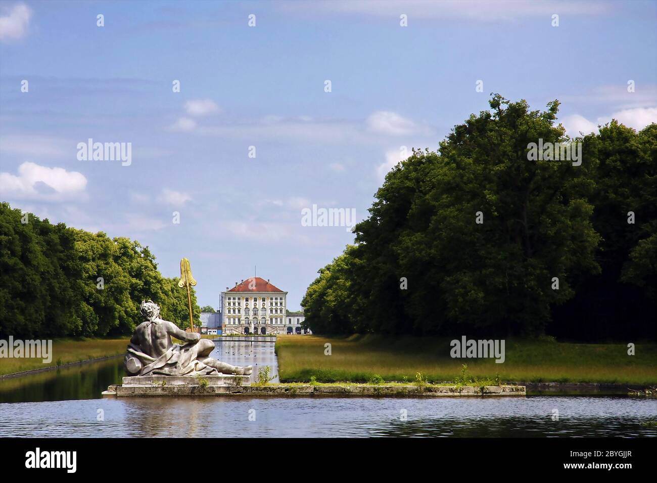 Schloss Nymphenburg Stockfoto