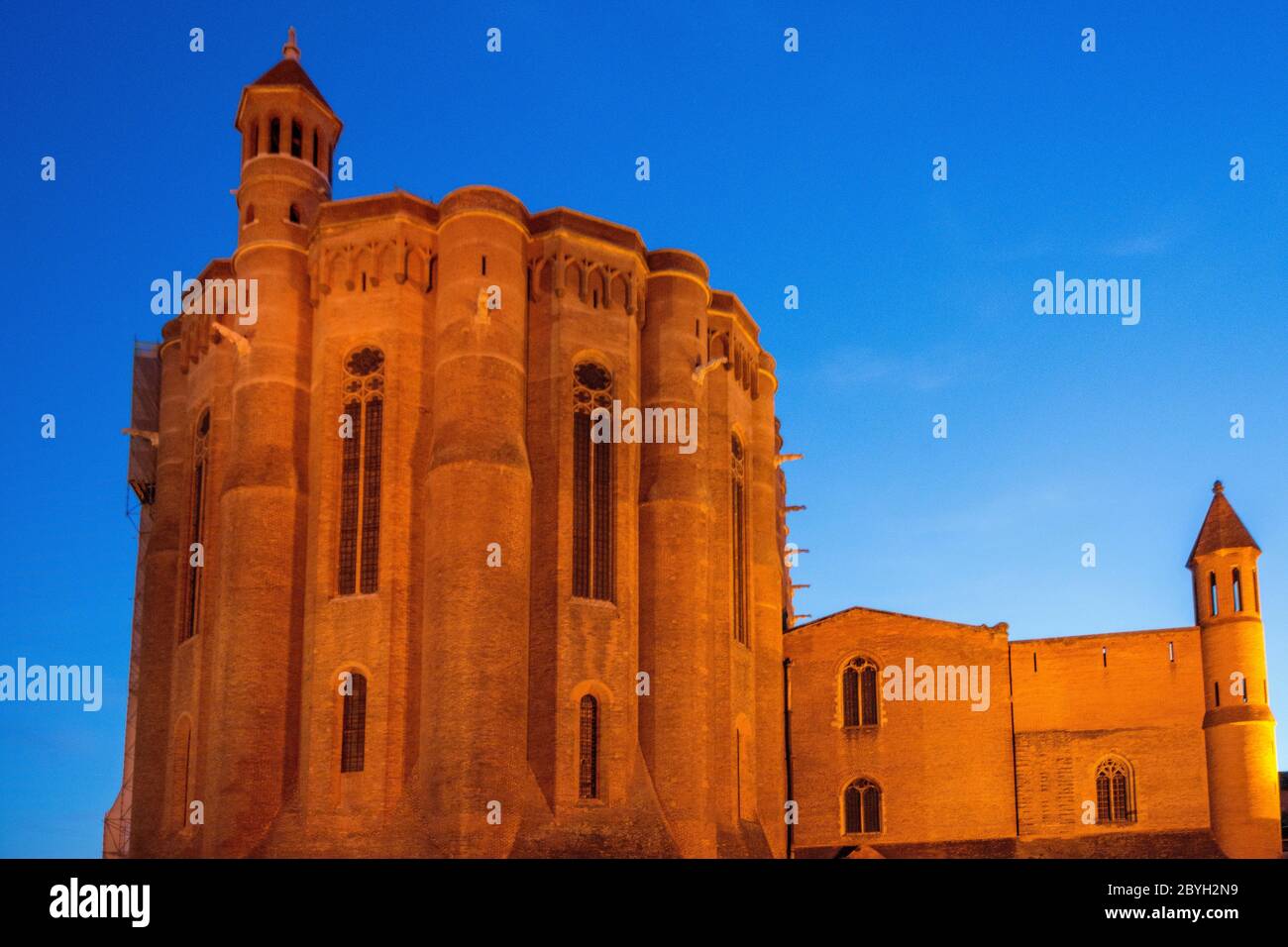 Albi, Kathedrale Sainte Cecile. Albi Stadt als Weltkulturerbe von der UNESCO, Tarn-Abteilung, Okzitanien, Frankreich Stockfoto