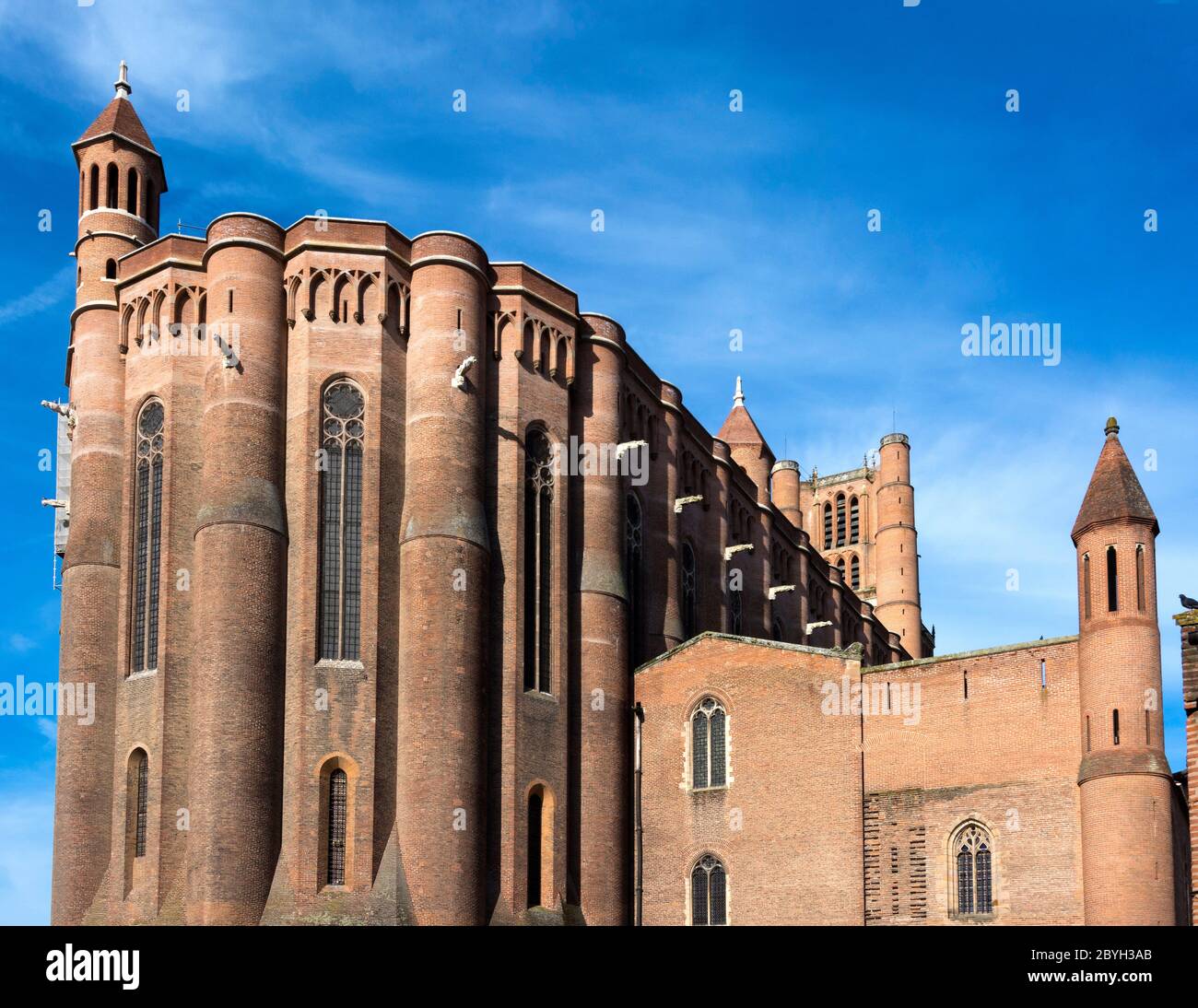 Albi, Kathedrale Sainte Cecile. Albi Stadt als Weltkulturerbe von der UNESCO, Tarn-Abteilung, Okzitanien, Frankreich Stockfoto