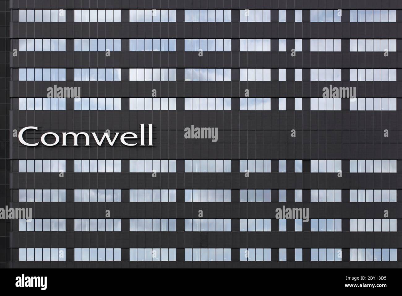 Aarhus, Dänemark - 24. August 2014: Das Comwell Hotel ist ein 4-Sterne-Konferenzhotel und befindet sich an einer der zentralsten Adressen in Aarhus Stockfoto