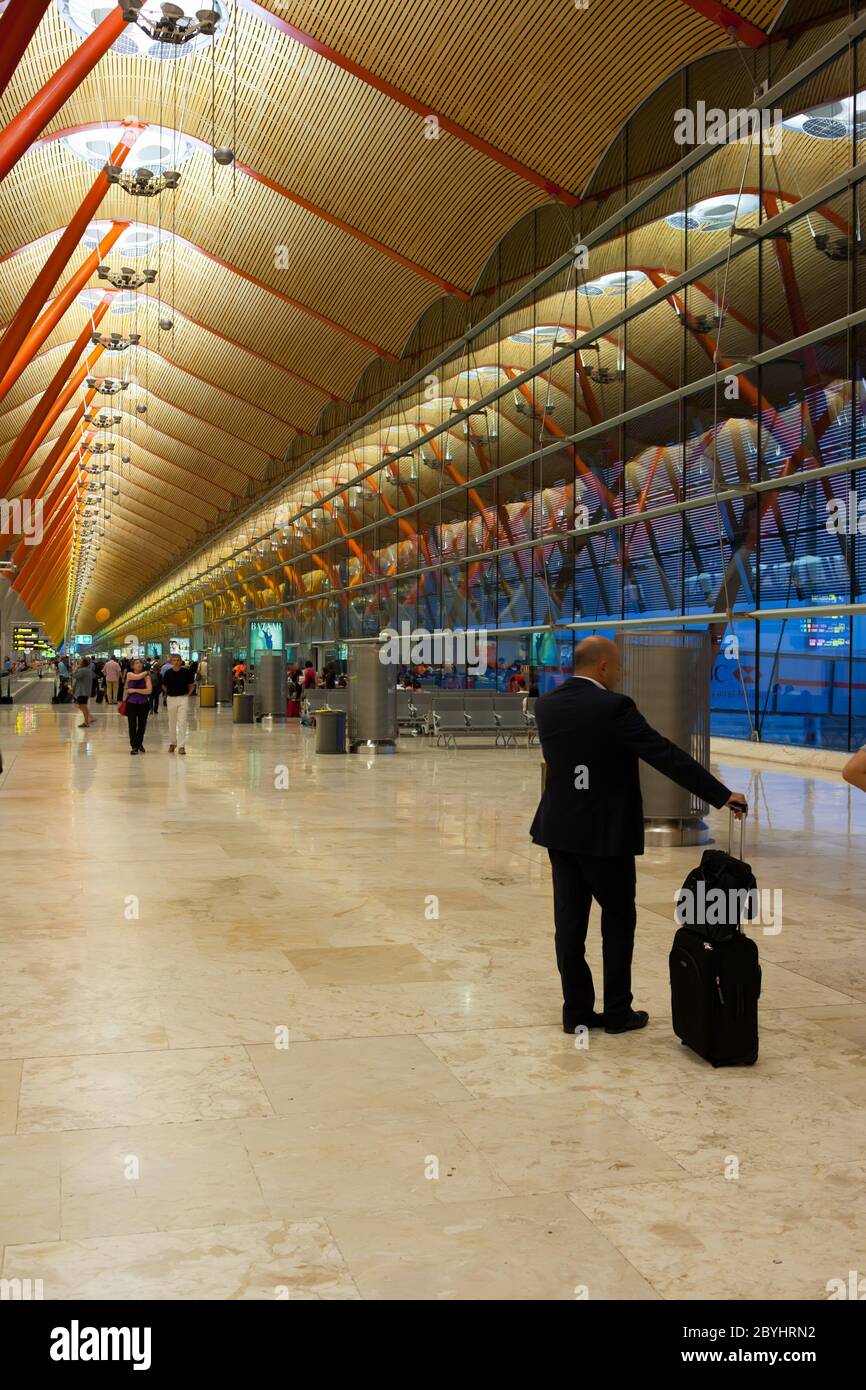 Madrid Flughafen Stockfoto