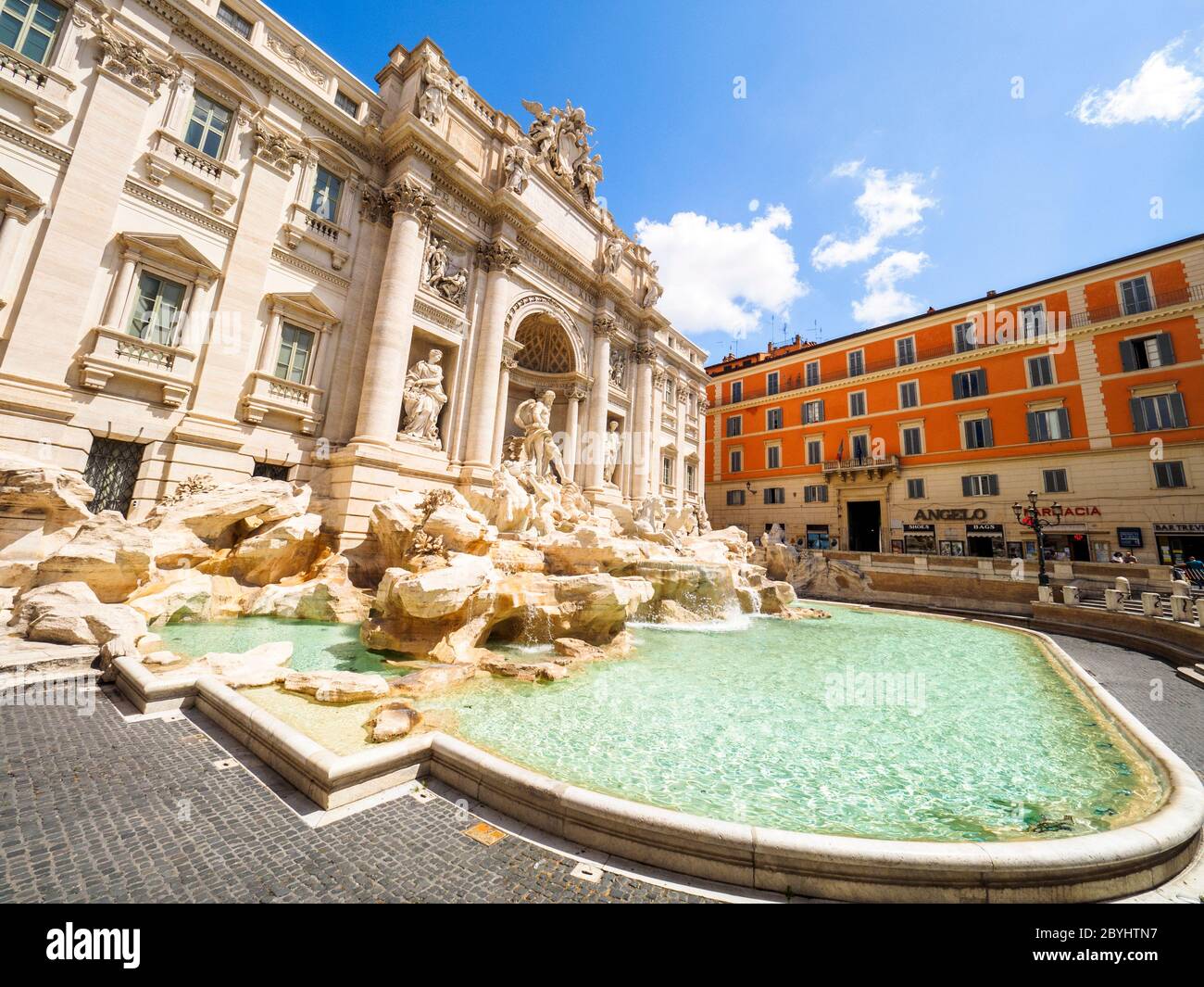 Der Trevi Brunnen - Rom, Italien Stockfoto