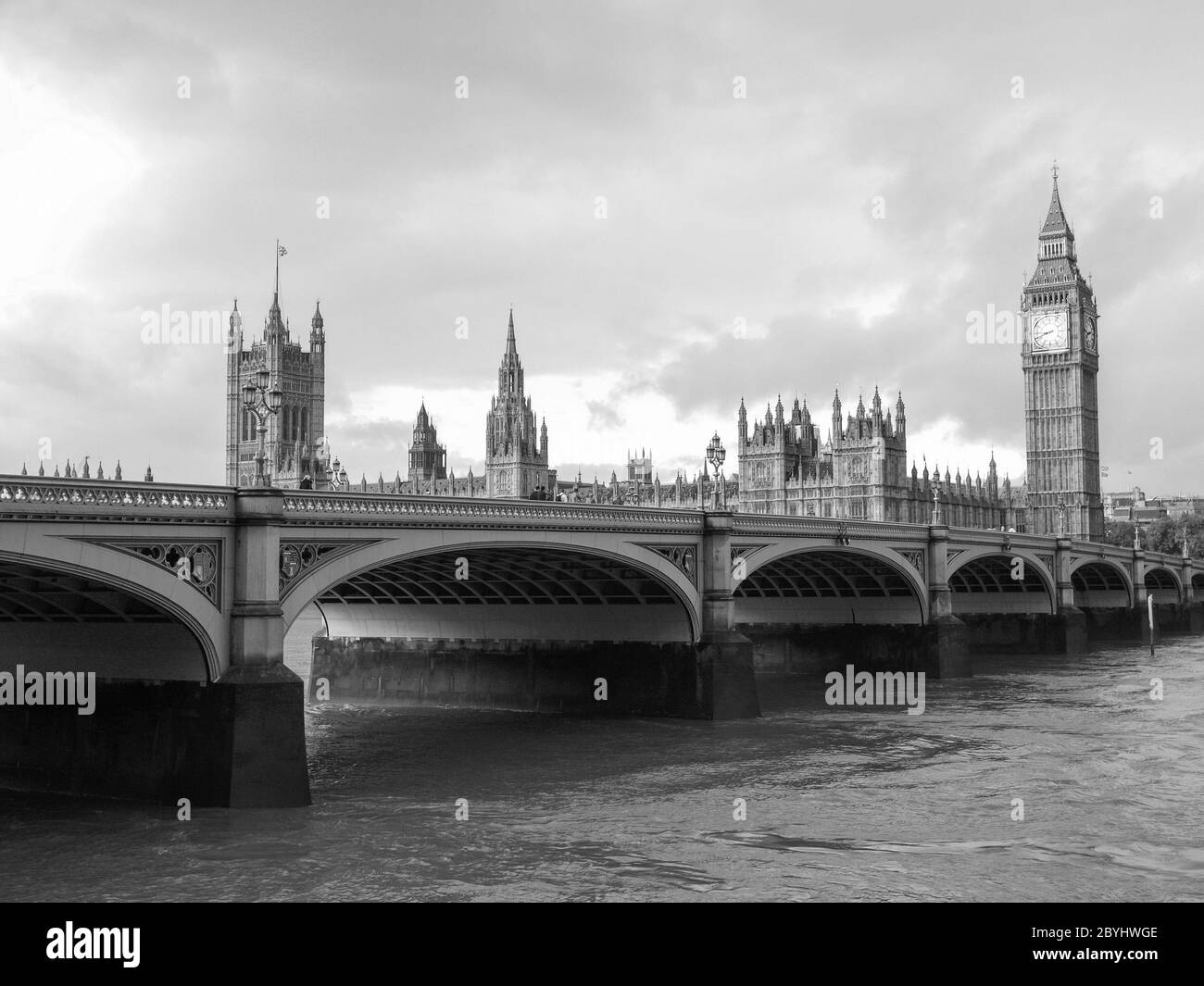 Die Westminster Bridge Stockfoto