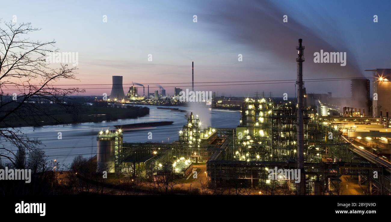 Kokerei Schwelgern, Rhein, Duisburg, Deutschland. Stockfoto