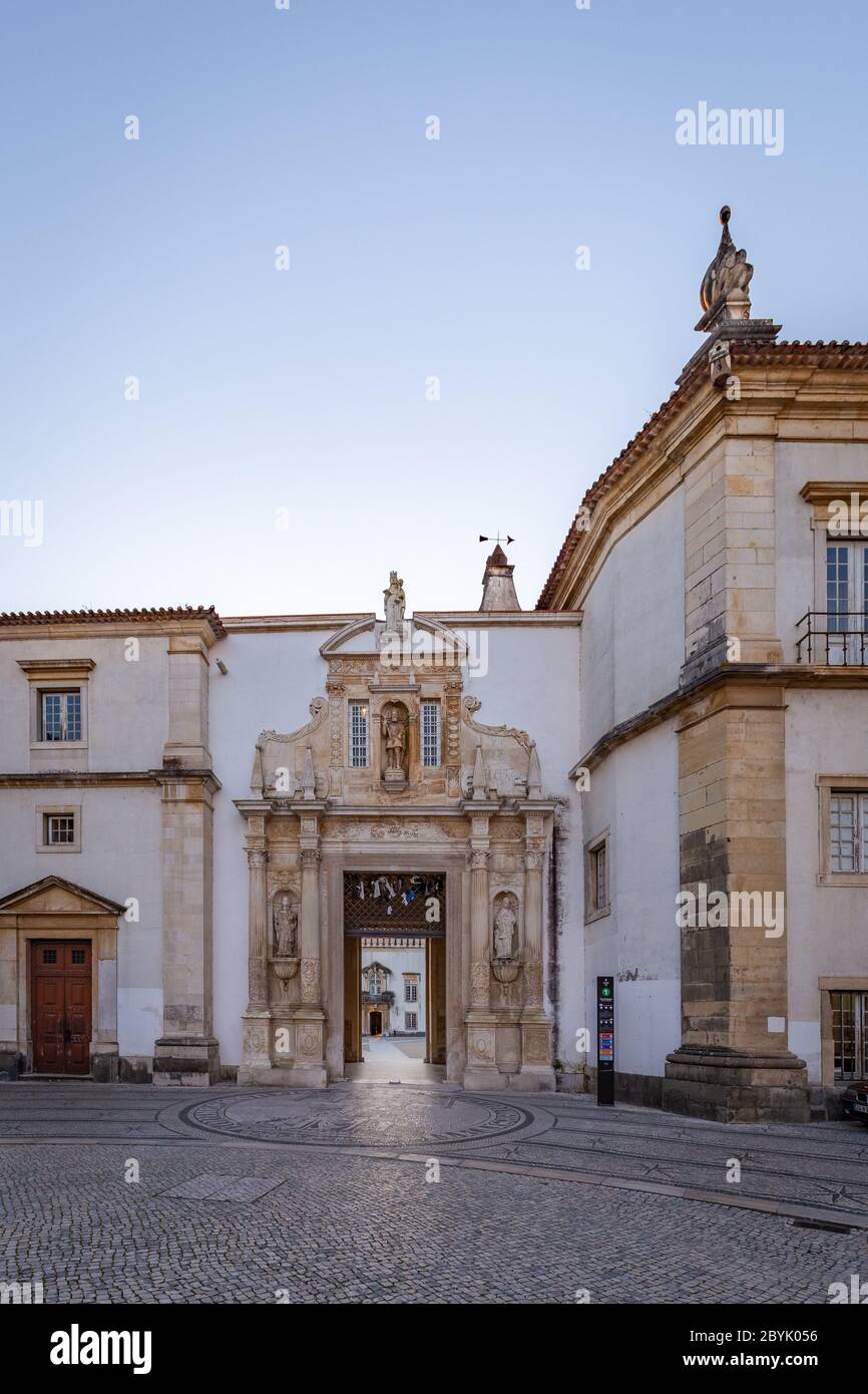 Campus und Studenten, Universität von Coimbra Stockfoto