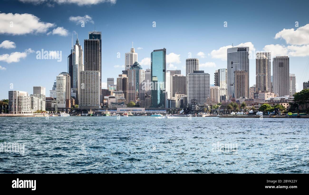 Sydney Skyline Stockfoto