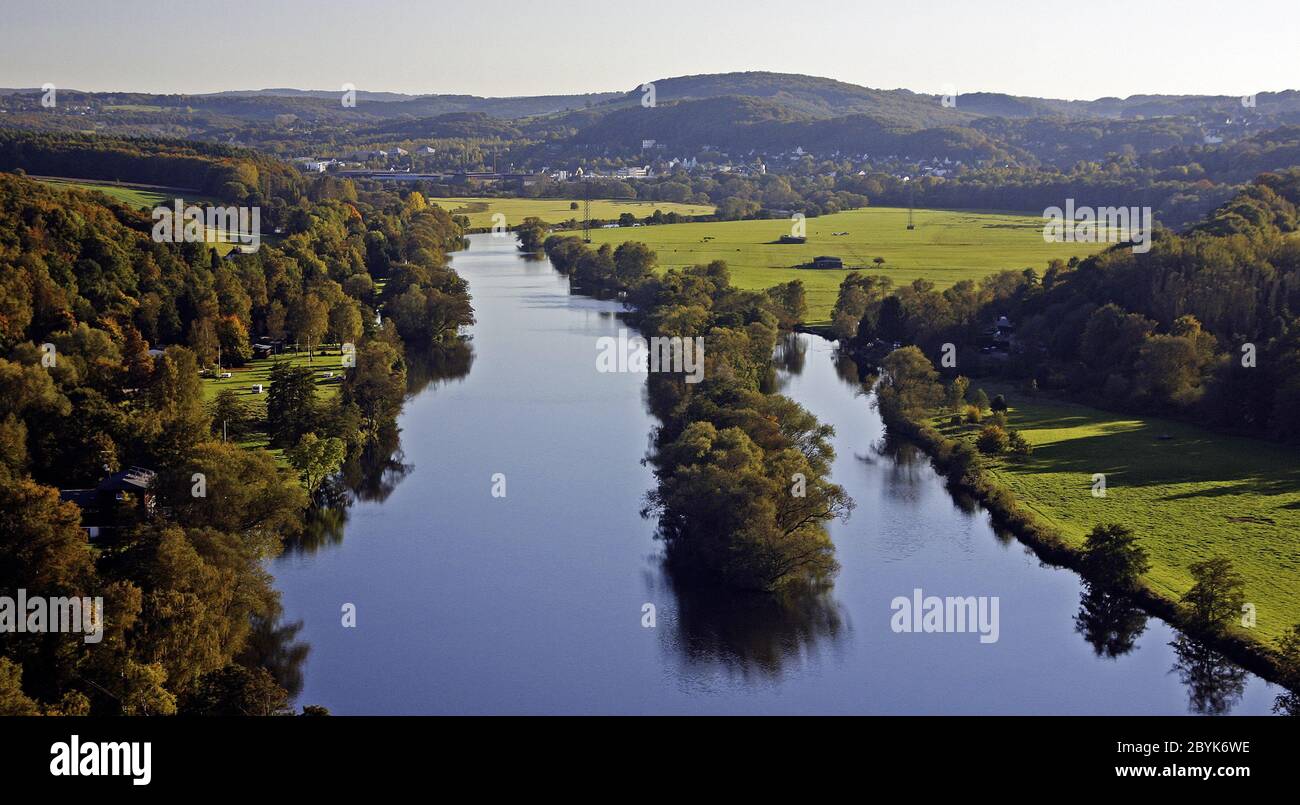 Der Ruhr, Witten, Deutschland Stockfoto