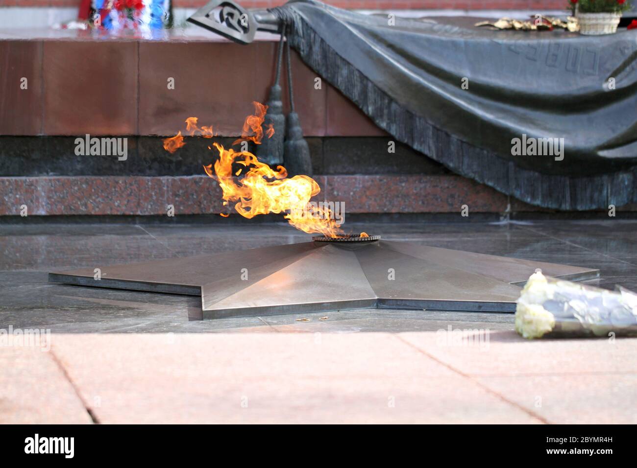 ewige Flamme Stockfoto