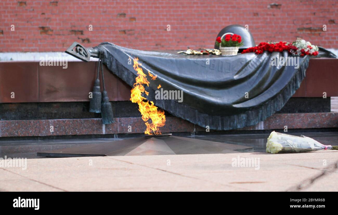 ewige Flamme Stockfoto