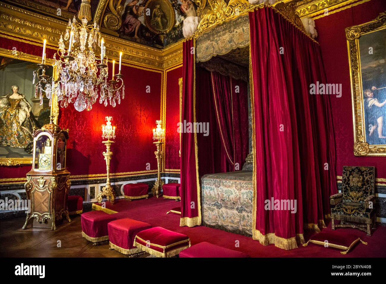 Das Schloss Versailles in Paris, Frankreich Stockfotografie Alamy