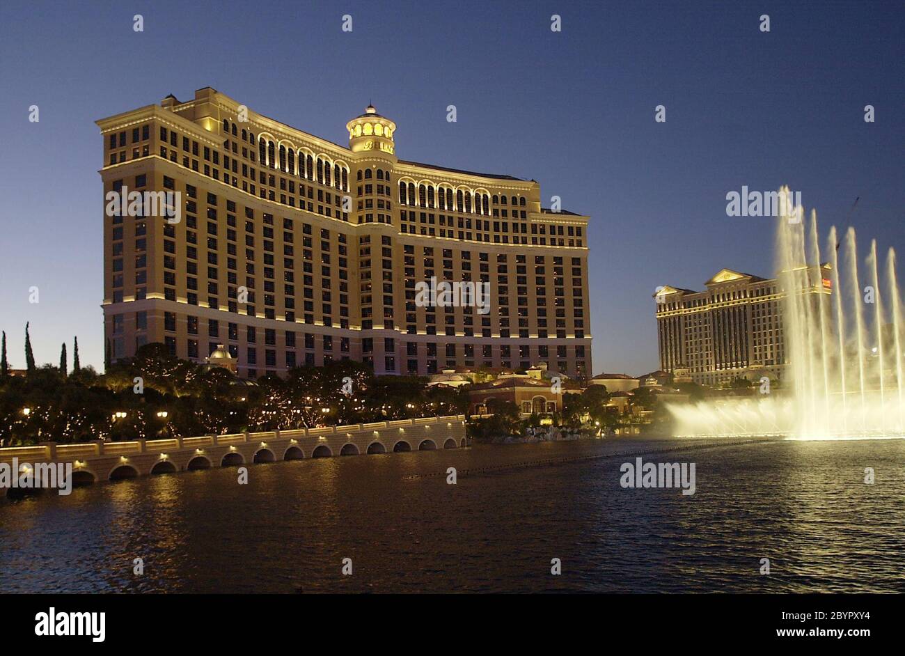 Bellagio Hotel Las Vegas 083 Hotel und die wichtigsten Orte in Las Vegas der schönste Ort in Las Vegas Stockfoto