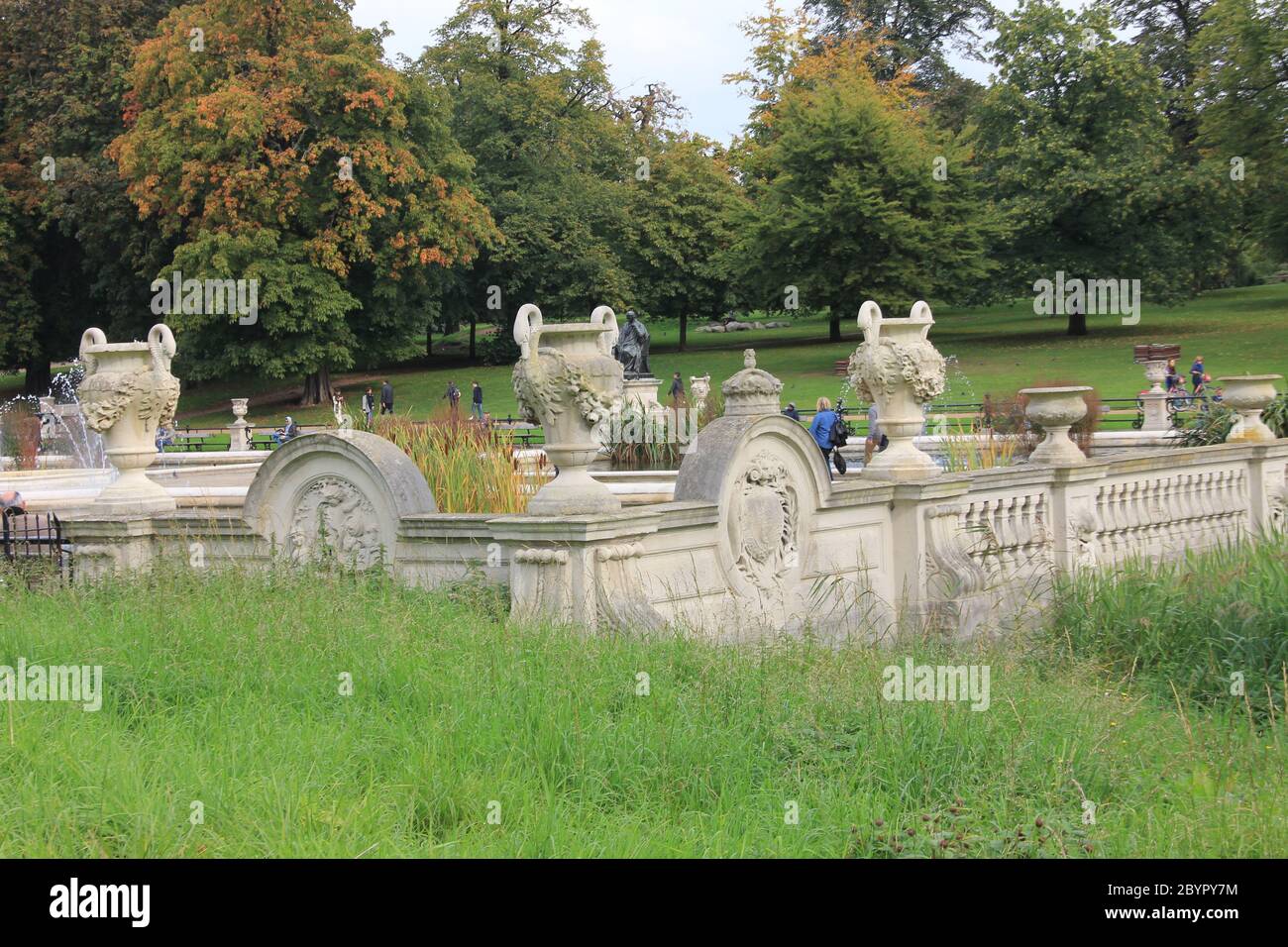 Die Kensington Gardens in London, England Stockfoto