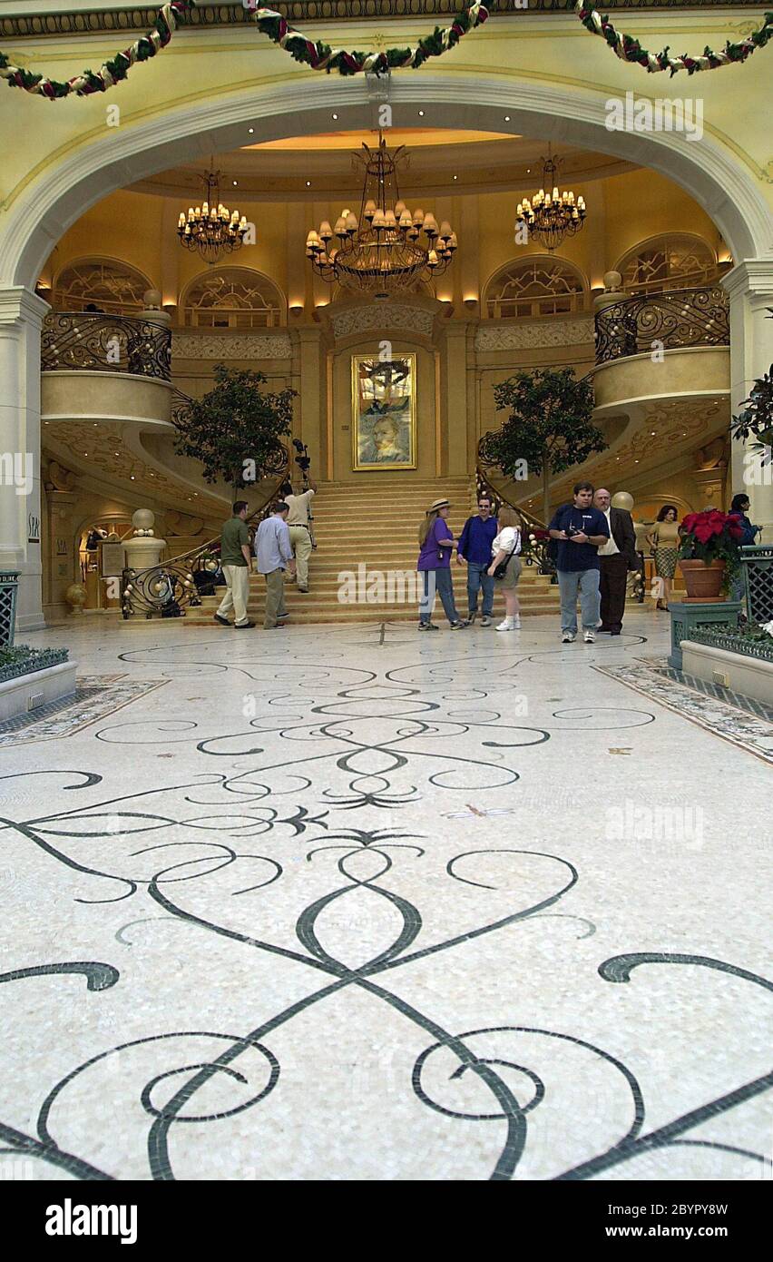 Bellagio Hotel Las Vegas 093 Hotel und die wichtigsten Orte in Las Vegas der schönste Ort in Las Vegas Stockfoto