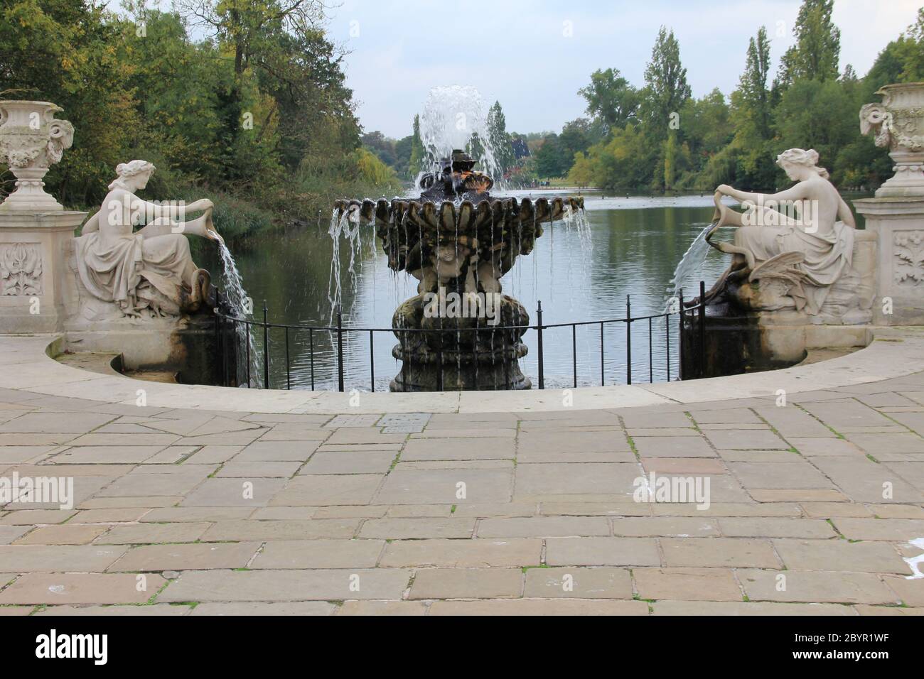 Die Kensington Gardens in London, England Stockfoto