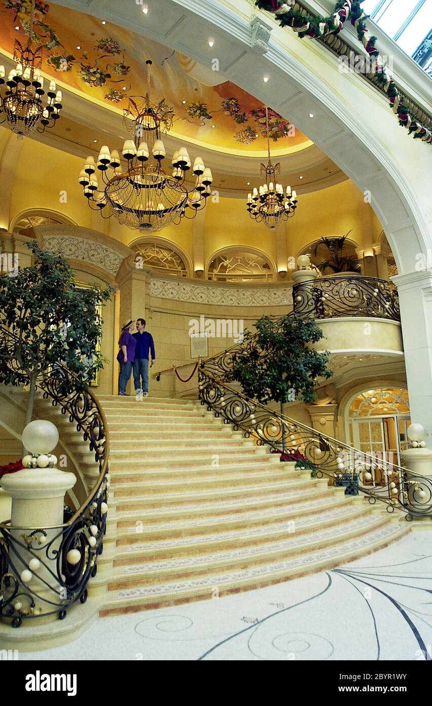 Bellagio Hotel Las Vegas 134 Hotel und die wichtigsten Orte in Las Vegas der schönste Ort in Las Vegas Stockfoto