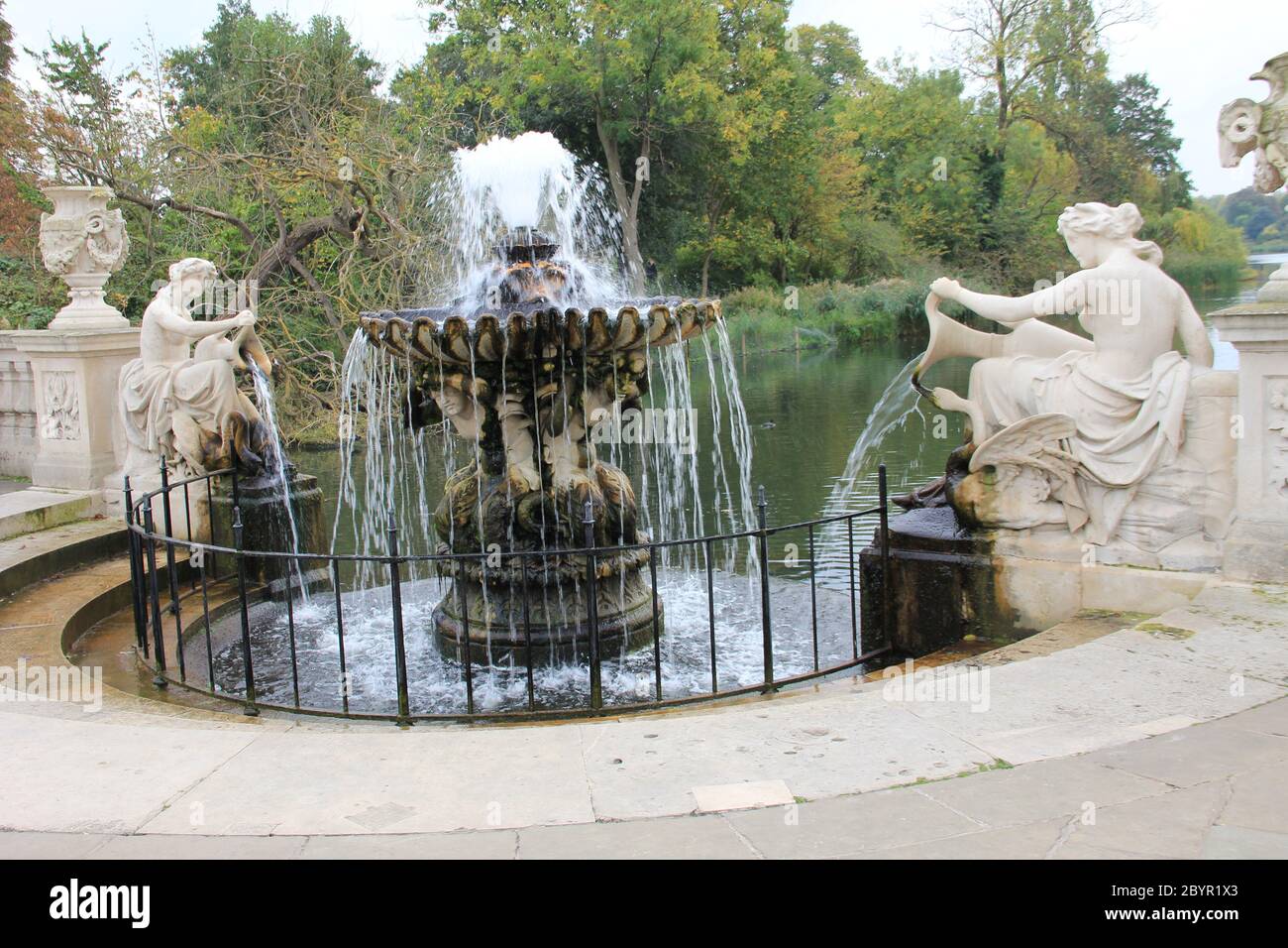 Die Kensington Gardens in London, England Stockfoto