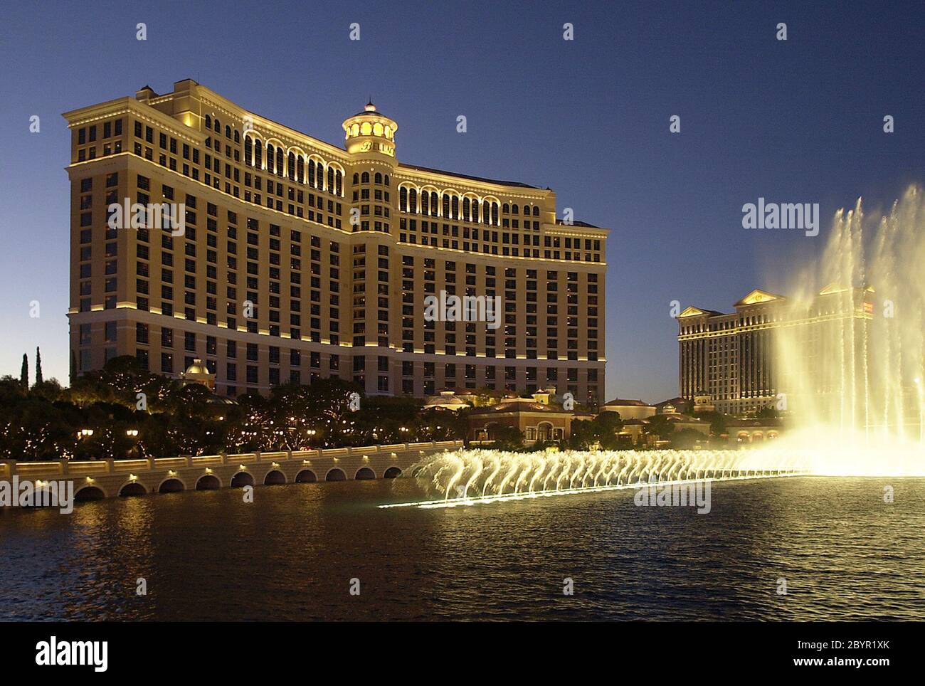 Bellagio Hotel Las Vegas 135 Hotel und die wichtigsten Orte in Las Vegas der schönste Ort in Las Vegas Stockfoto