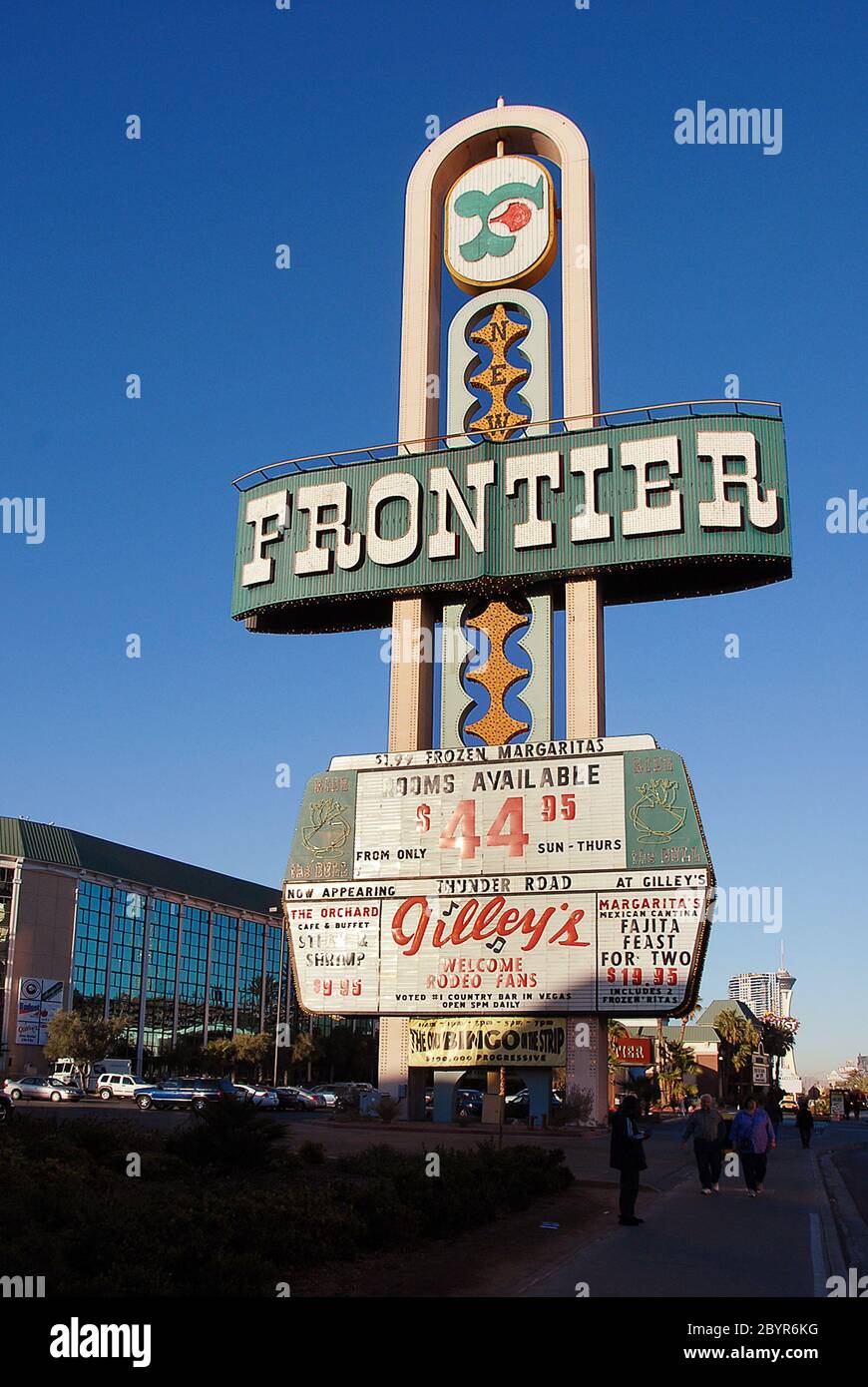 Frontier Hotel Las Vegas 228 Hotel und die wichtigsten Orte in Las Vegas der schönste Ort in Las Vegas Stockfoto