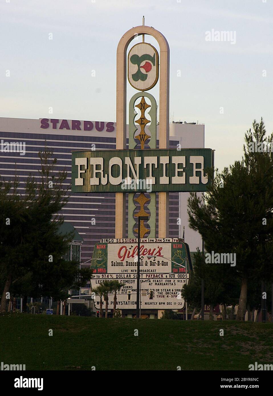 Frontier Hotel Las Vegas 229 Hotel und die wichtigsten Orte in Las Vegas der schönste Ort in Las Vegas Stockfoto