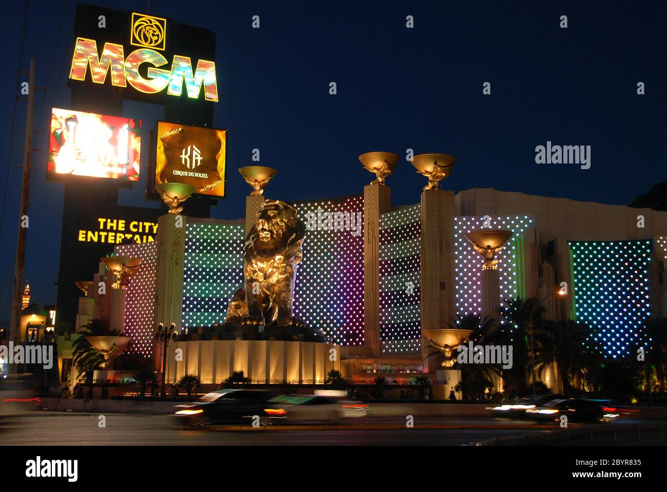 MGM Grand Hotel Las Vegas 313 Hotel und die wichtigsten Orte in Las Vegas der schönste Ort in Las Vegas Stockfoto