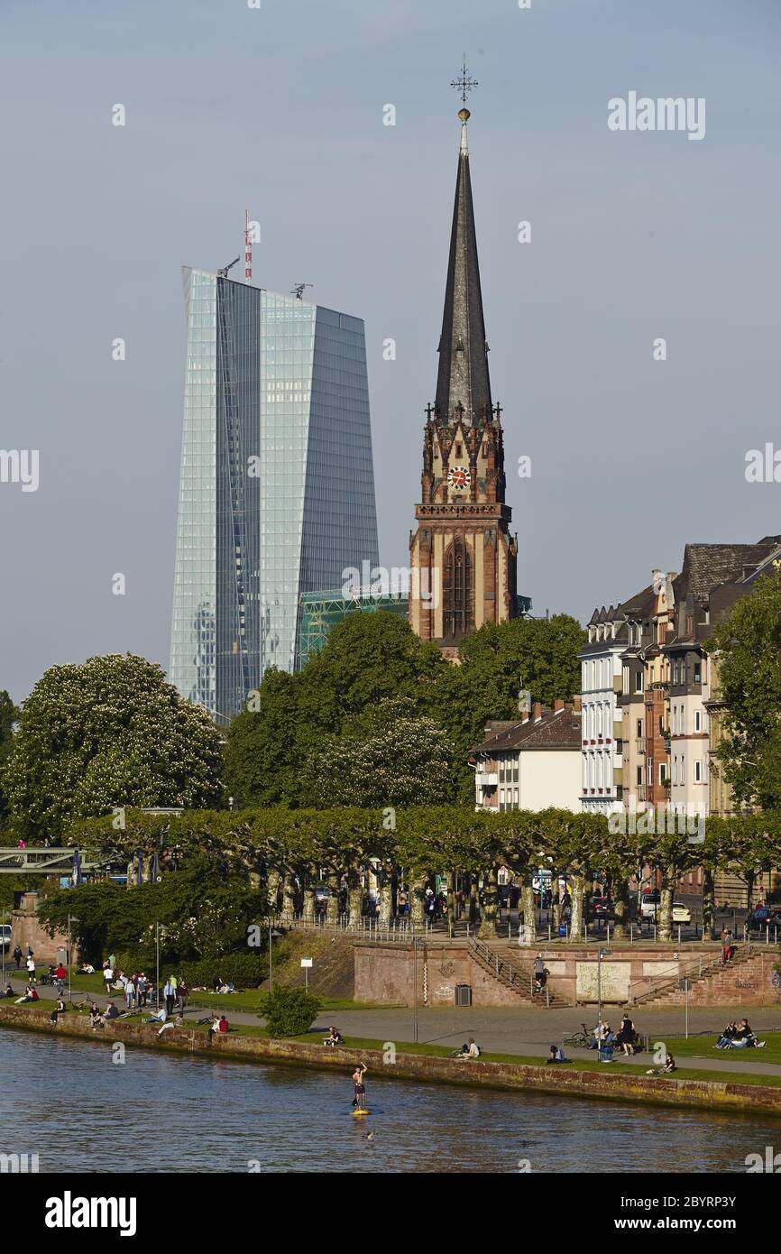 Frankfurt - Kirche der drei Könige Stockfoto