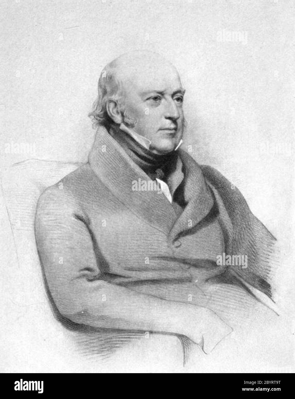 Sir Edward Codrington, (1770 – 1851) britischer Admiral, der an der Schlacht von Trafalgar und der Schlacht von Navarino teilnahm. Stockfoto